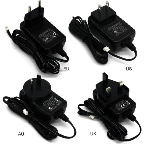 JeaTone DC 12V 1A Intercom Monitor Power Supply Adapter 2 pin Plug, UK,US,EU,AU P system