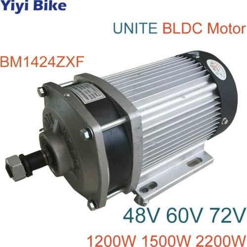 UNITE BM1424ZXF DIY Conversion ebike Kit Mid Drive Motor 48V 60V 72V 1500W BLDC Bicycle Engine Powerful Electric Tricycle Car