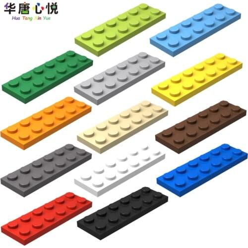 Creative MOC 3795 20 pcs DIY Building Blocks Thin Figures Bricks Toy for Children 2x6 Dots Plate Colorful Educational Compatible