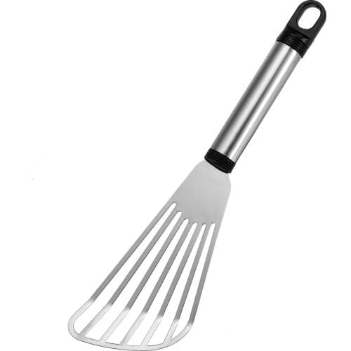1PC Stainless Steel Fried Fish Spatula Leaking Oil Turning Fish Shovel Kitchen Cooking Durable Accessories