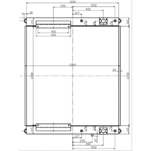 Oil Cooler 209-03-77610 Fit for Komatsu PC750-7 PC750-6 PC800-7 PC800-6 Excavator