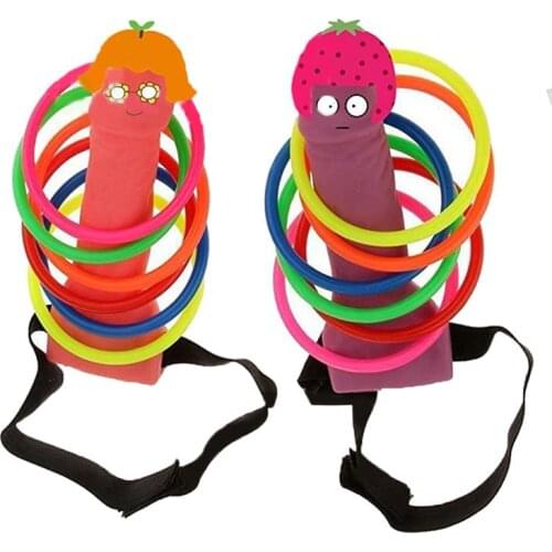 2 Set Bachelorette Party Favor Night Out Hen Ring Toss Games Novelty Toys Supplies