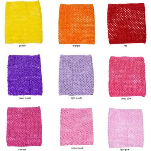 20x23CM Tube Tops Children Wrapped Chest Tutu Dress DIY Craft Supplies 9 Inch Elastic Crochet Crochet Material Accessories
