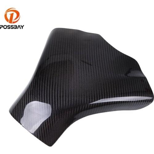 POSSBAY Motorcycle Gas Tank Pad Cover Carbon Fiber Gas Tank Sticker for Suzuki GSXR 600 750 2008 2009 2010 K8 Gastank Protector