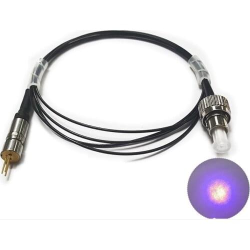405nm20mw Semiconductor Laser Coupled Fiber Blue Violet Laser Module FC Connector Core 200um