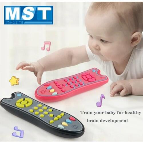 Music TV Remote Controller Toy Smart Musical Mobile Phone Electric Numbers Baby Early Learning Educational Toys Gift For Newborn