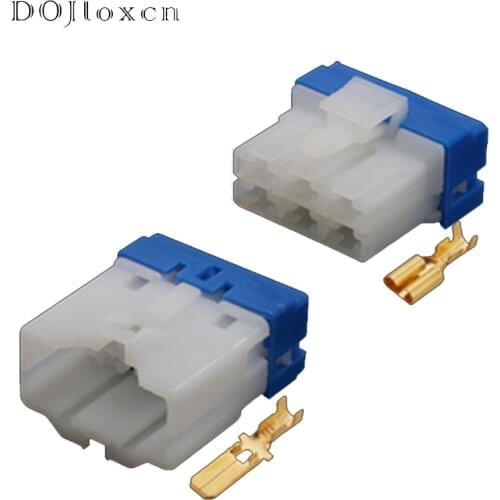 1/5/10/20/50 Sets 6 Pin Automobile Male Female Ignition Switch Plug Connector For Hyundai IX25 IX35 Santa Fe MISTRA PH776-06015