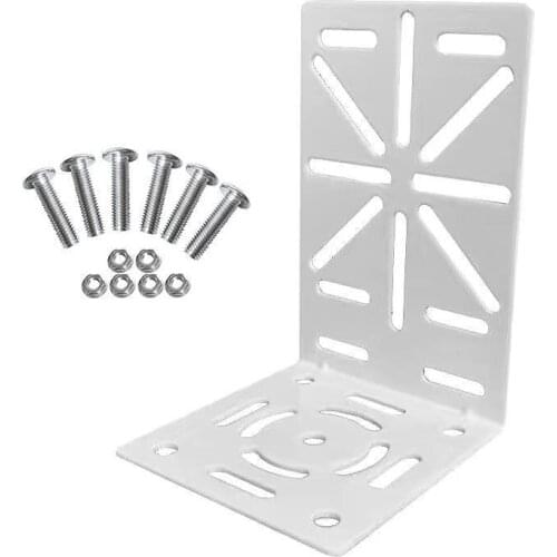 High Quality Metal Steel Vertical Wall Mount Bracket Right angle Reinforcing Plate for CCTV PTZ Dome Camera Ceiling Mounting