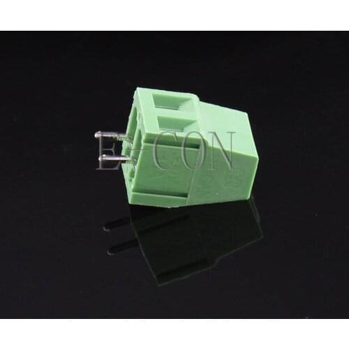 5pcs KF128-2 Pin 5.08mm/0.2'' straight PCB Universal Screw Terminal Block Connector