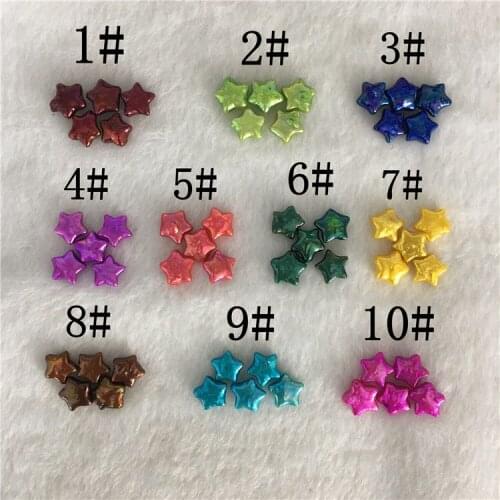 On sale Star/Moon/Cross/Heart /water drop colorful Freshwater natural pearls mixed colors 5pieces best prices N86