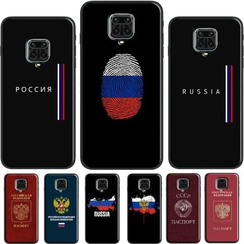 Russian Passport Flag Phone Case For Redmi Note 10 Pro 9S 8T Note 8 Note 9 Pro Cover For Redmi 9T 9 9C 7A 8A 9A