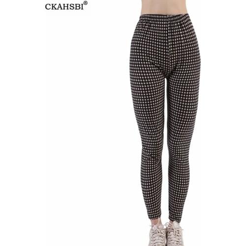 CKAHSBI Sexy Sport Workout Yoga Pants Women New Black Color High Waist Printed High Elastic Sexy Fitness Leggings Plus Size XXL