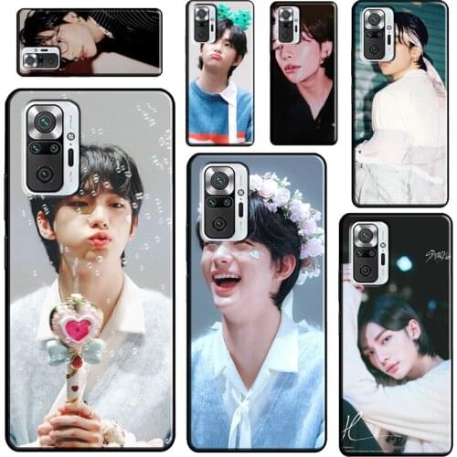Kpop stray kids hyunjin For Xiaomi Redmi Note 10 Pro Note 9 Pro 8T 9S Note 8 Pro Phone Case For Redmi 9 9C 9T 9A