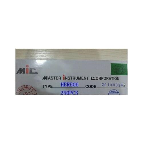 HER506 DIODE DO-201AD ROHS ORIGINAL 50PCS/LOT Free Shipping Electronic Components kit