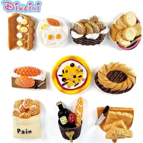 Artificial Breakfast Bread Egg Pizza Figurine Pretend play Simulation Food Kitchen Toy Dollhouse DIY Accessories gift Baby Gift