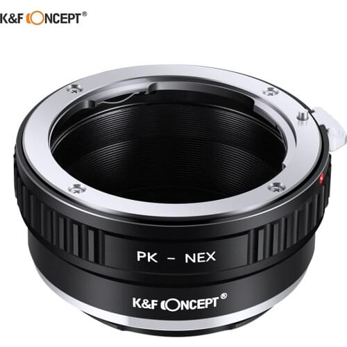 K&F Concept Lens Mount Adapter for Pentax PK K Mount Lens to Sony NEX E-Mount Camera NEX-3 NEX-3C NEX-3N NEX-5 NEX-5C NEX-5N