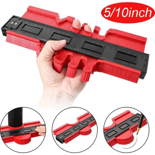 5 inch Plastic Gauge Contour Profile Copy Gauge Duplicator Standard Width Wood Marking Tool Tiling Laminate Tiles General