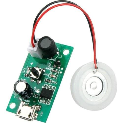 USB Mini Humidifier DIY Kits Mist Maker and Driver Fogger Circuit Atomization Atomizer Mini Sheet Board Oscillating Film