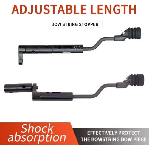 Bow String Suppressor Stop Bracket Silencer Mount Wear-Resistant Tool Archery Compound Bow Stabilizer Arrow