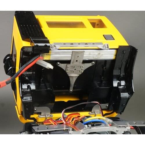 Rc Car Cab Upgrade Battery Metal Fixed Snap Buckle For 1:14 Scale Model Cars IVECO Toy Truck