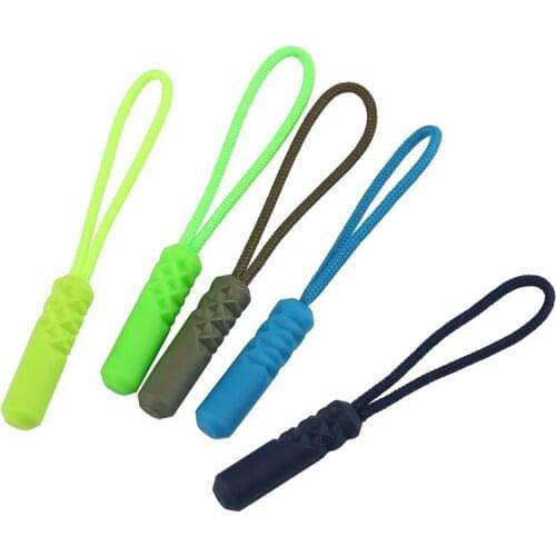 17#Spot supply cylindrical head zipper handle Home textile luggage zipper drawstring Zipper rope
