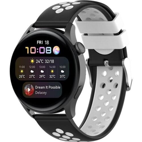 22mm band for Samsung Galaxy Watch 46mm Gear S3 Frontier band bracelet Silicone watchband Huawei watch GT strap Gear S 3 46 MM