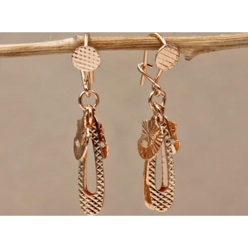 Vintage Animal Metal Gold Copper Drop Earrings For Women Fashion Jewelry Accessories Woman Dangle earring Wedding party Gift