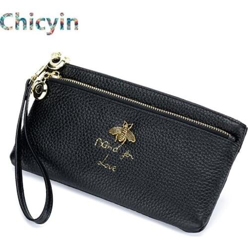 Woman Handy Bag Clutch Wallet Handbag Womens New Leather Fashion Handbag Mobile Phone Bag Change Wallet Wrist Bag