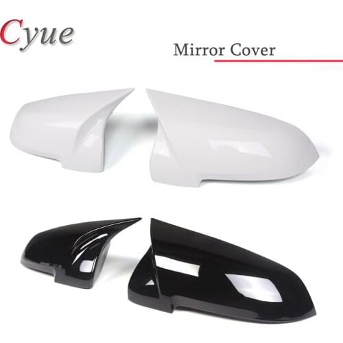 1 Pair Mirror Covers Side Rearview Mirror Cover Cap For Bmw 5 6 7 Series F10 F18 F11 F06 F07 F12 F13 F01 2014 2015 2016 Side