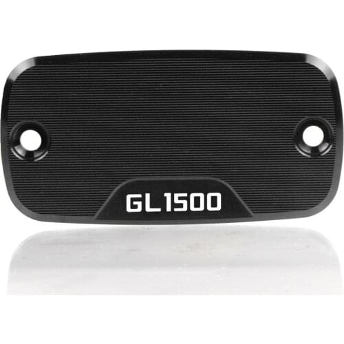 1 Pair Motorcycle Parts Fluid Tank Cap Power Part Front Brake Reservoir CNC Aluminum Cover For Honda GL1500 1988-2002