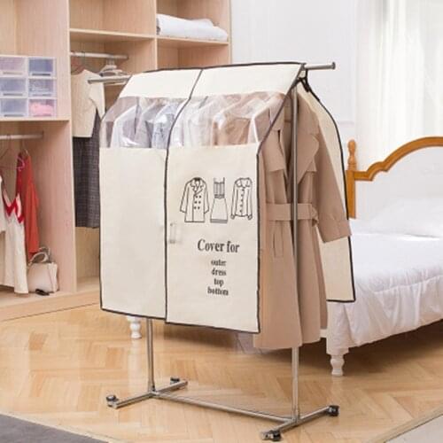 1 Pcs Non-woven Coat Dust Cover Clothing Dust Cover For Household Large Cloth Hanger Home Supplies Storage Bag Layer cover