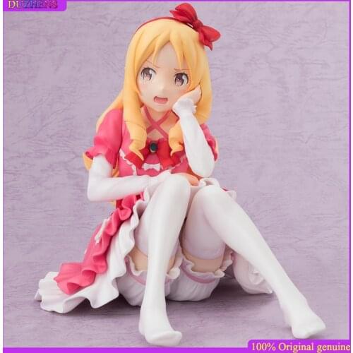 100% Original: Eromanga Sensei Yamada Elf Sitting posture 12cm PVC Action Figure Anime Figure Model Toy Collection Doll Gift