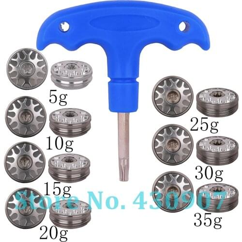 2pcs Silver Golf Weights for Stroke Lab and O-Works Putters 5g/10g/15g/20g/25g/30g/35g for Choose