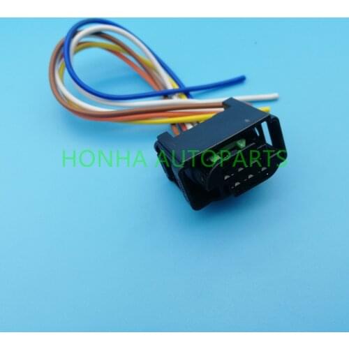 5pcs 6 Pin Tyco Accelerator Pedal Plug Throttle Valve Sensor Connector With Wire Pigtail 1-967616-1 7M0973119