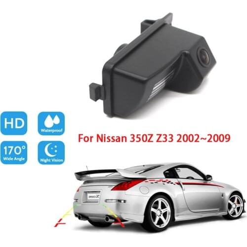 Car Reverse Camera For Nissan 350Z Z33 2002 2003 2004 2005 2006 2007 2008 2009 CCD Full HD Night Vision Car Rear View Camera