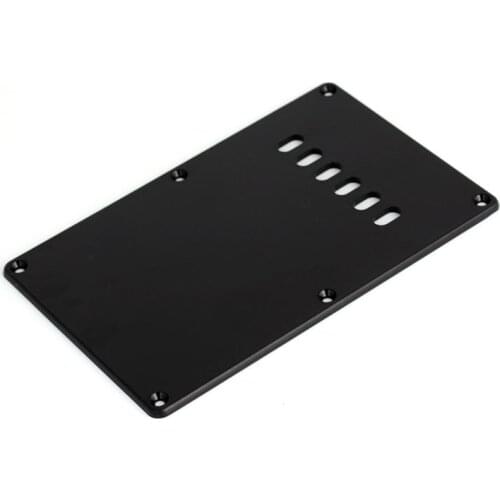 Ply Single Black Guitar Tremolo Spring Backplate Cover For Black Electric Guitar