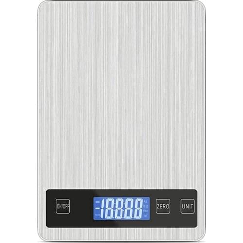 Digital Kitchen Scale Food Scale, Stainless Electric Cooking 5Kg/11Lb Weighing Scales with LED Display,for Kitchen