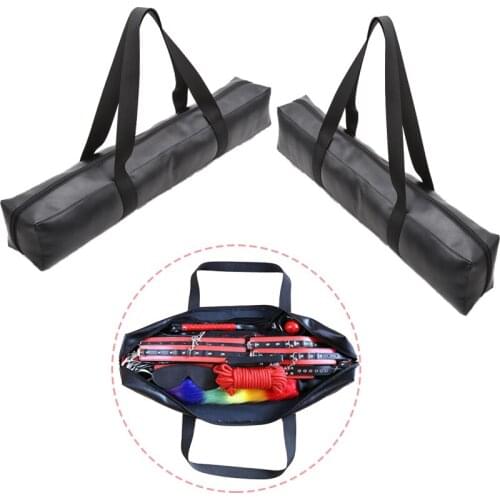 PU Leather Large Capacity Sex Bondage Bag,Zippered Storage Handbag,Can Store Gag,Whip,Paddle,Chastity Belt,BDSM Game Sex Product
