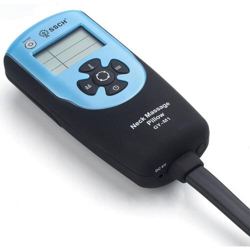 Dual Purpose Therapeutic Vibrating and Heating Cervical Neck Traction Massage Pillow Neck Massager