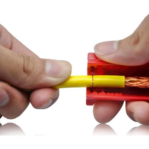 Multifunctional Wire Stripper Cable Cutter Pen Knife Portable Rotary Coaxial Cutter Wire Stripper Pliers Tool