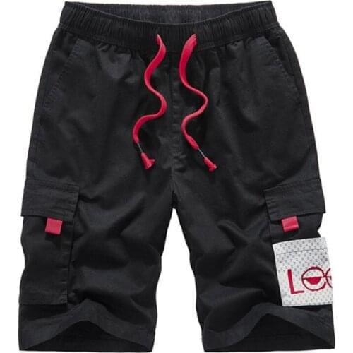 Mens Summer Shorts 2021 Cotton Casual Black Men Boardshorts Homme Classic Brand Clothing Shorts Male 7XL 8XL