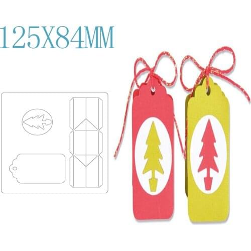 Christmas Tree Witch Metal Cutting Dies DIY Scrapbooking Photo Album Decoration Handmade Embossed Card Craft New Arrival