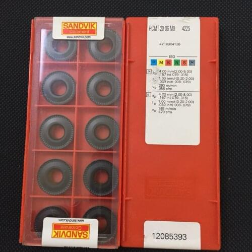 ORIGINAL 10PCS CARBIDE INSERT RCMT 2006M0 4225