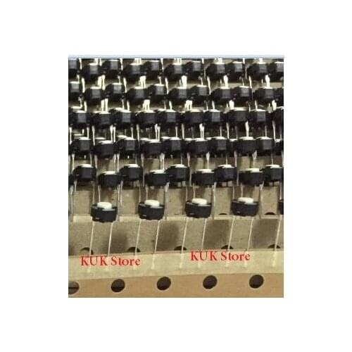 Original 100% NEW EVQ11L04M 6*6*4.3 6x6x4.3 Tact Switch Round White Button 2000PCS/LOT