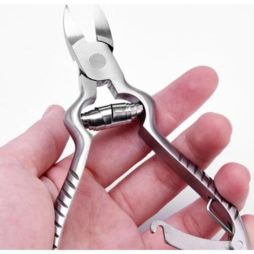 Professional Fingernail Toenail Cuticle Nipper Trimming Stainless Steel Nail Clipper Cuticle Scissor Plier Manicure Tool