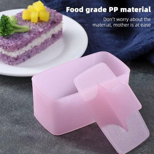 Sushi Maker Rectangular DIY Rice Press Mold Kitchen Tools Non-Stick Sushi Making Kit Mould