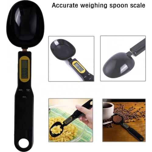 500g/0.1g Precision Digital Food Spoon Scale LCD Display Weight Volume Electronic Measuring Tool Kitchen Cooking Scales