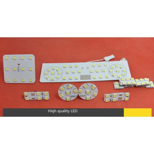 High quality 8pcs/set SMD5050 LED car Reading light for Volkswagen VW Passat B6 CC Jetta MK5 interior dome light