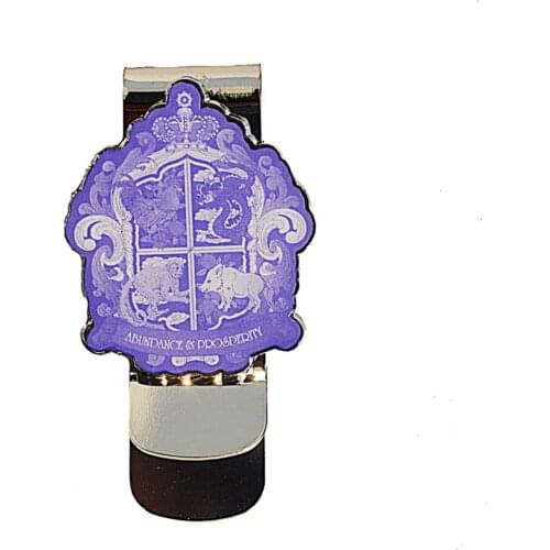 Feng Shui Abundance & Prosperity Man Clamp Holder Crest Money Clip W1674