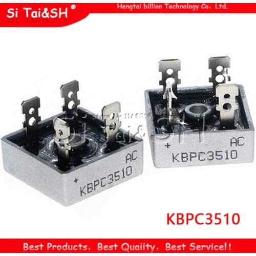 1PCS/LOT KBPC3510 35A 1000V Diode Bridge Rectifier Original